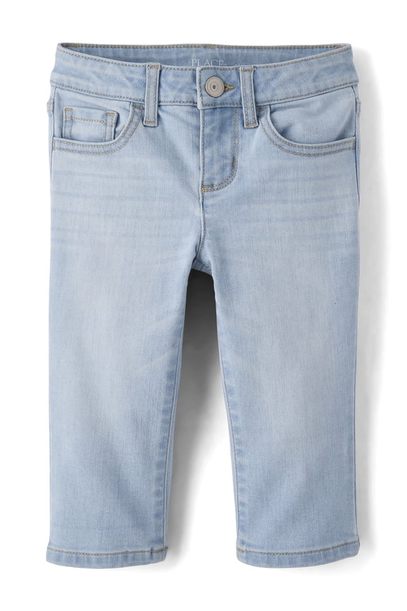 Girls Straight Fit Capri Jeans, Sizes 4-16