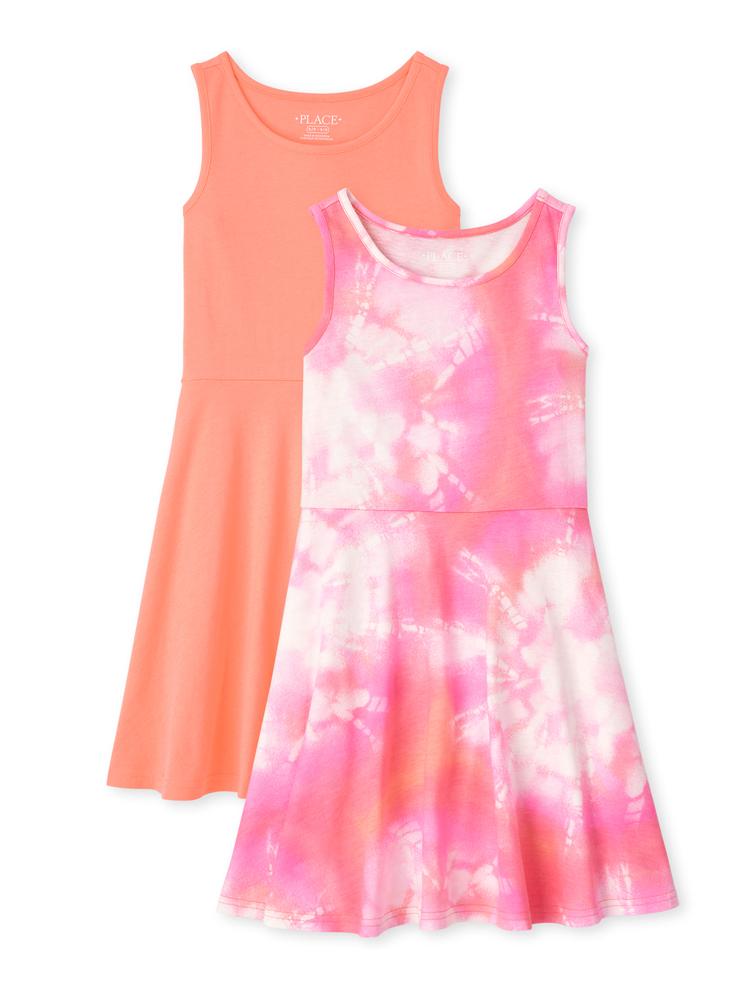 The Children's Place Girls Tank Dresses, 2-Pack, Sizes 5-16 - image 1 of 1