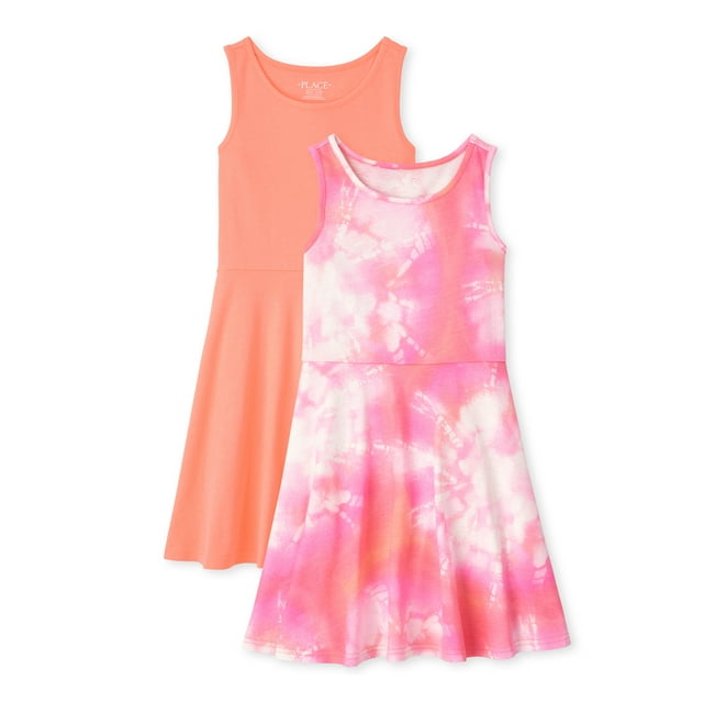 The Children's Place Girls Tank Dresses, 2-Pack, Sizes 5-16
