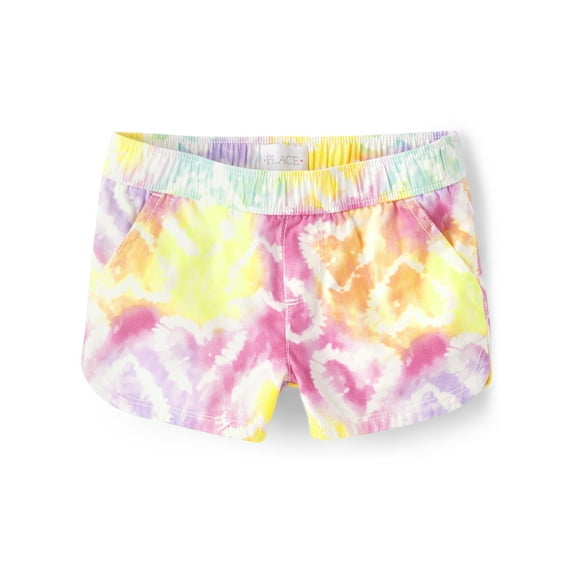 The Children's Place Girls Tie Dye Twill Pull On Short, Sizes 4-16