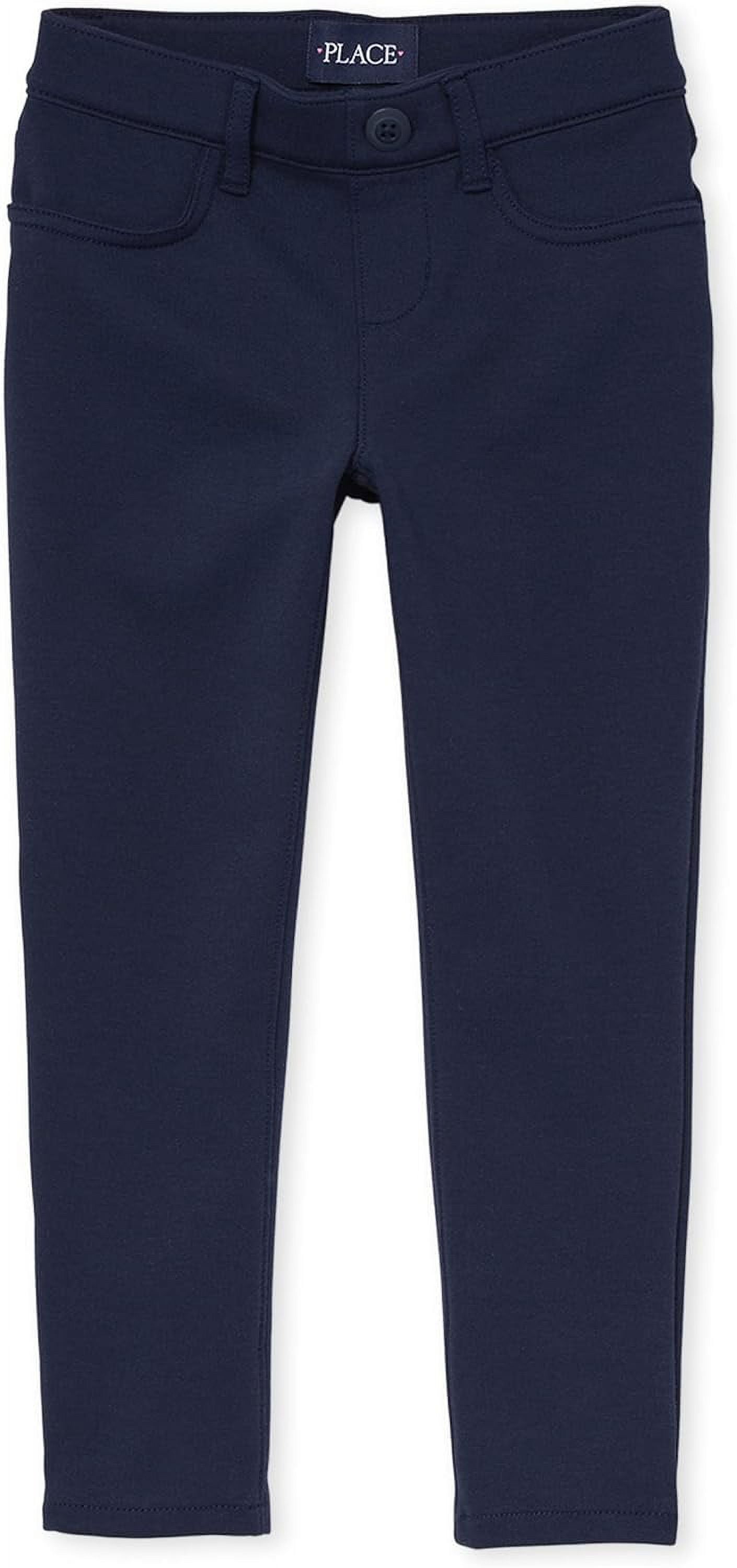 Girls Uniform Ponte Knit Pull-On Jegging, Sizes 4-18