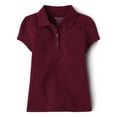 thumbnail image 1 of The Children's Place Girls Uniform Short Sleeve Pique Polo, Sizes XS-XXL, 1 of 3