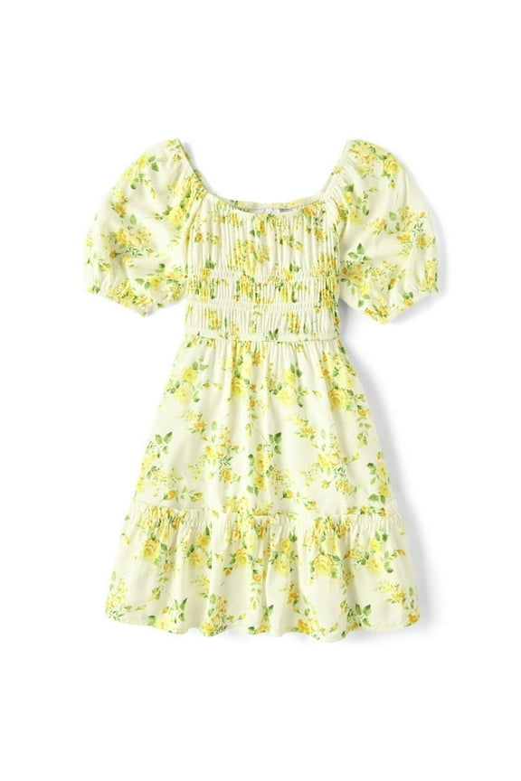 Mommy and Me Floral Ruffle Dress, Size 3T