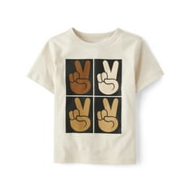 The Children's Place Short Sleeve Graphic Tee for the Family, Sizes 2T-5T