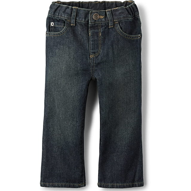 The Children's Place Single and Toddler Boys Basic Bootcut Jeans 3T Dry