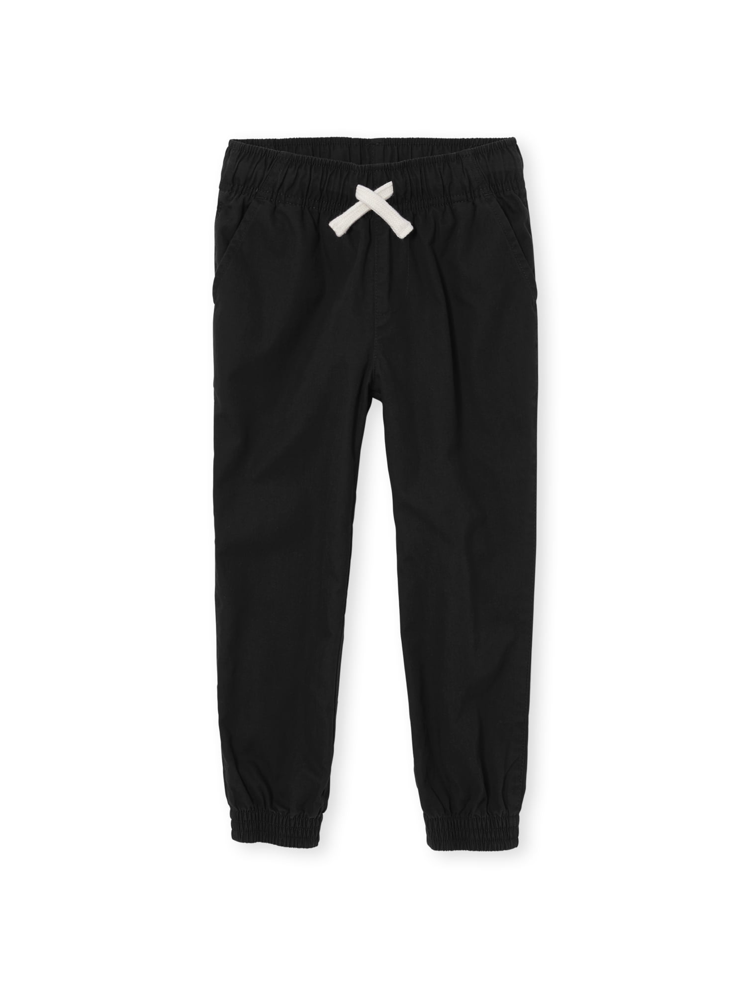The Children s Place Solid Canvas Tapered Joggers Little Boys Big Boys