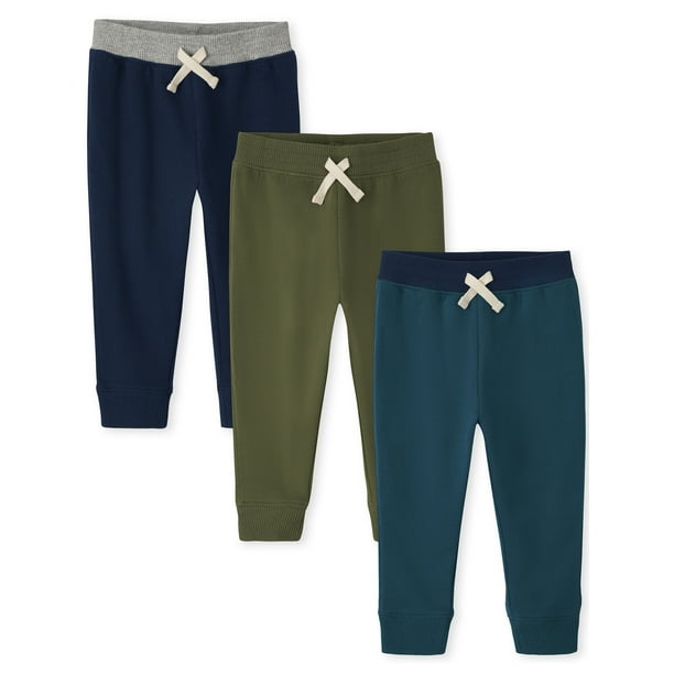The Children's Place Toddler Boy Active Joggers 3Pack Set, Sizes 125T