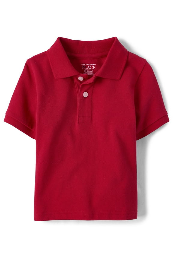 Toddler Boy's Short Sleeve Pique Polo