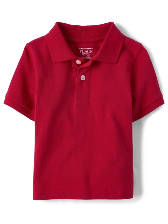 Toddler Boy's Short Sleeve Pique Polo