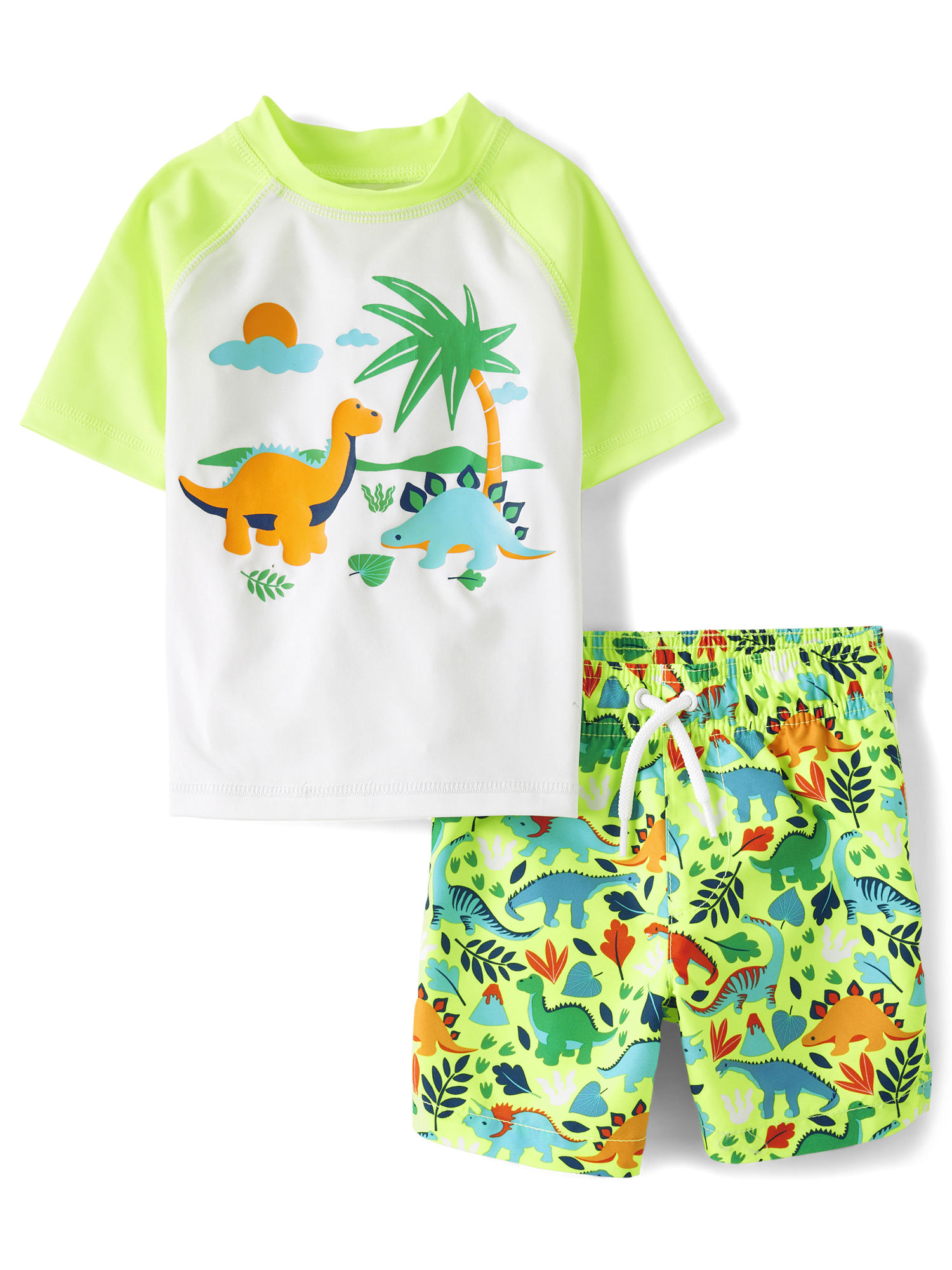 AdBFJAF Toddler Girl Swimsuit Short Sleeve Children's Swimsuit Girl