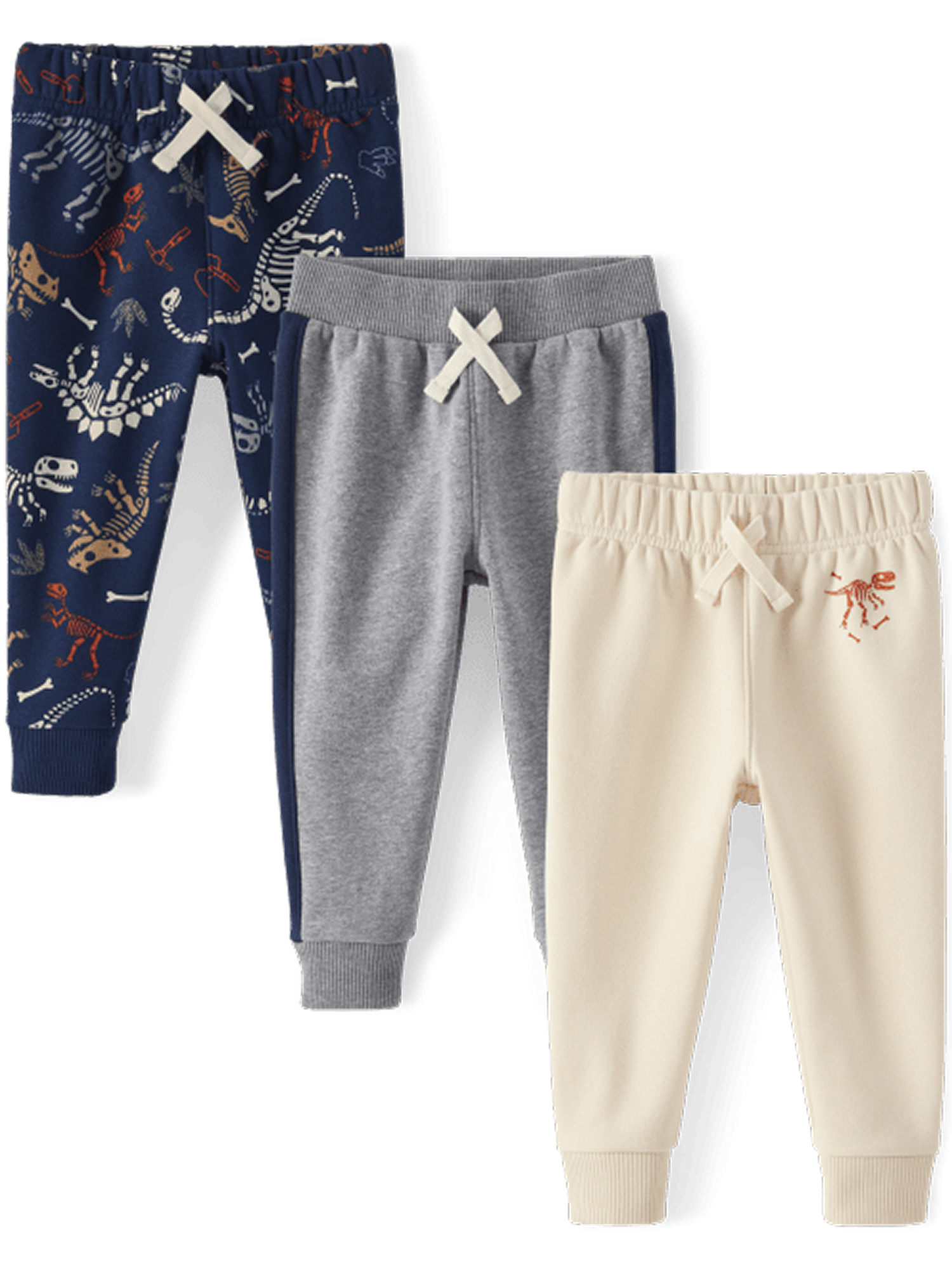Kit 3 Calças Jogger Infantil The Children's Place | Meninos French Terry