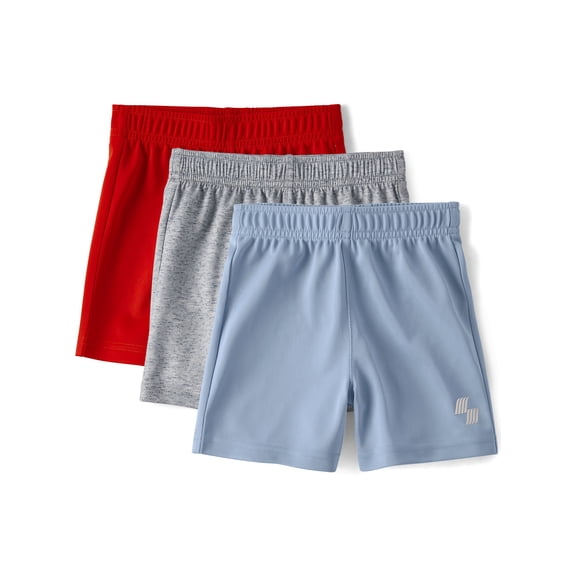 The Children's Place Toddler Boys 3-pack pull-on shorts, sizes 12M-5T