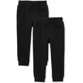 The Children's Place Boys Baby Toddler Jogger Sweatpants, 2Pack, Sizes