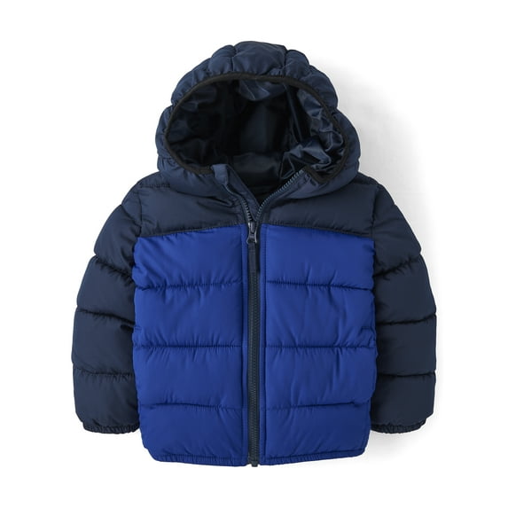 The Children's Place Toddler Boys Hooded Puffer Jacket, Sizes 12M-5T
