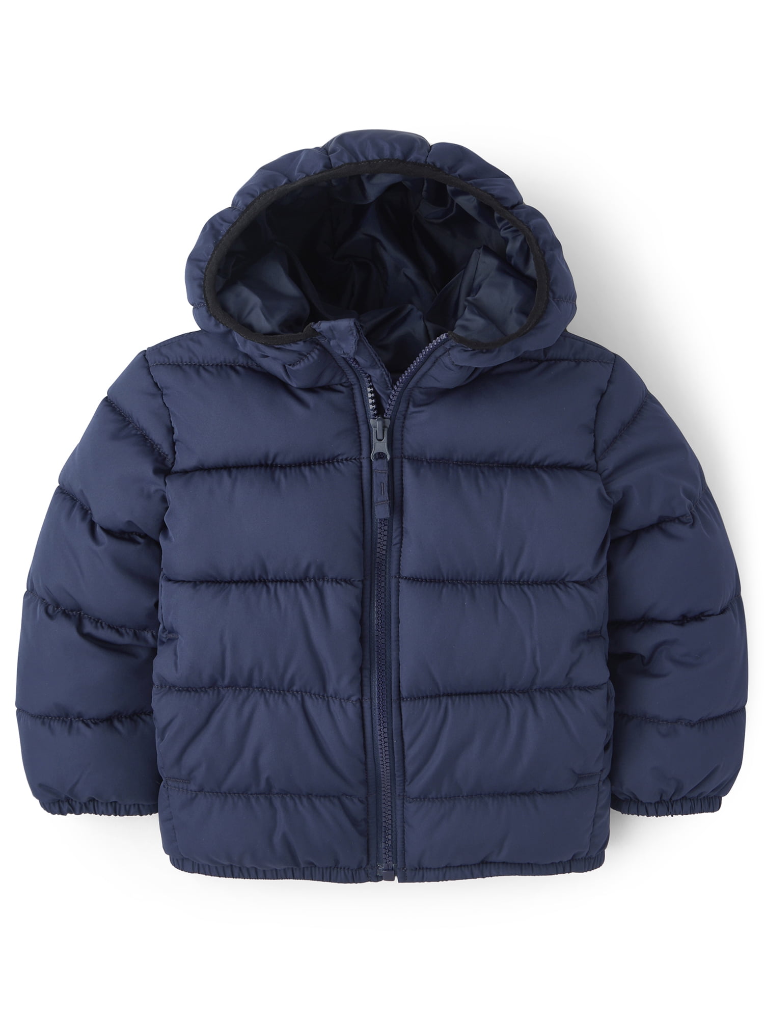 The Children's Place Toddler Boys Long Sleeve Hooded Puffer Jacket, Sizes 12M-5T