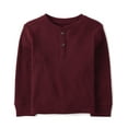 thumbnail image 1 of The Children's Place Toddler Boys Long Sleeve Thermal Henley Top, Sizes 6M-5T, 1 of 3