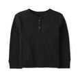 thumbnail image 1 of The Children's Place Toddler Boys Long Sleeve Thermal Henley Top, Sizes 6M-5T, 1 of 3