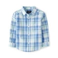 thumbnail image 1 of The Children's Place Toddler Boys Long Sleeve Woven Button Up Shirt, Sizes 2T-5T, 1 of 3