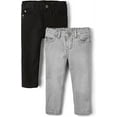 thumbnail image 1 of The Children's Place Toddler Boys Skinny Fit Denim Jeans, 2-Pack, Sizes 6M-5T, 1 of 5