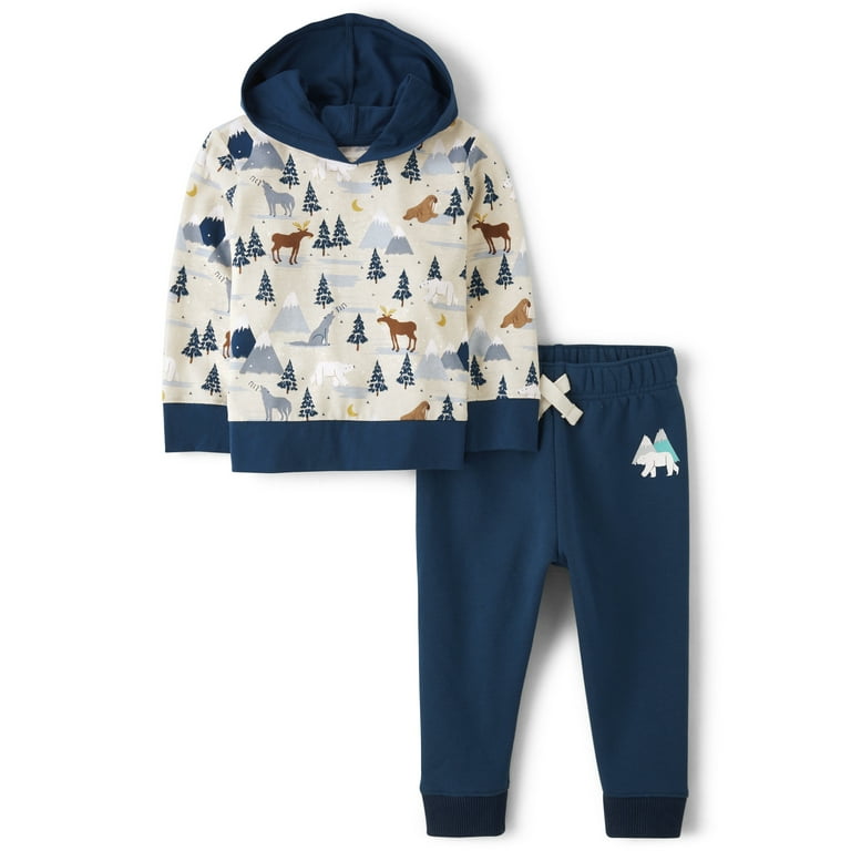 The Children's Place Toddler Boys Hoodie Jogger Set, Sizes 2T-5T