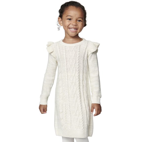 The Children's Place Toddler Girl Long Sleeve Sweater Dress, Sizes 12M-5T