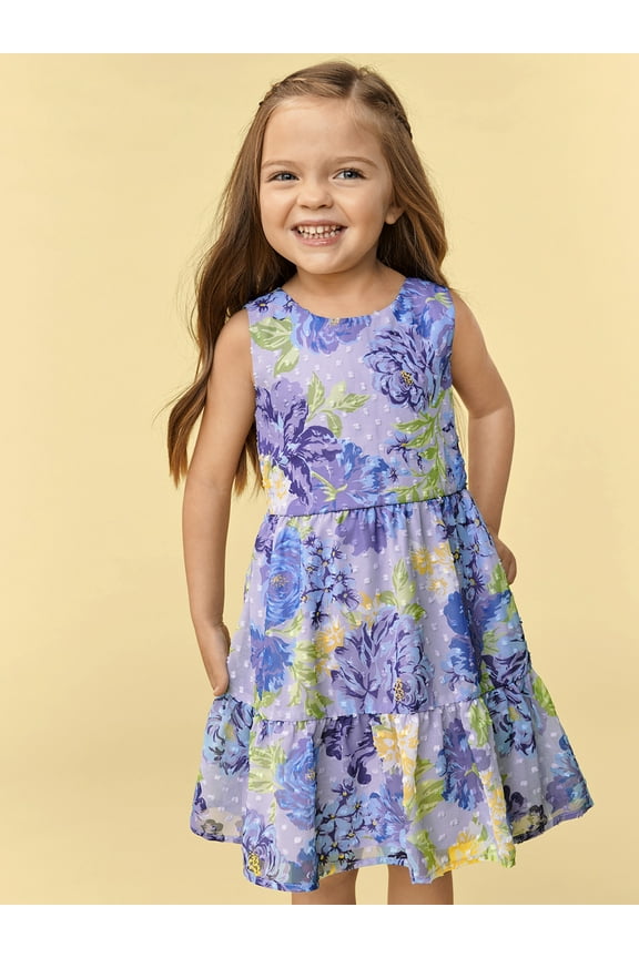 Toddler Girl Tiered Dress, Sizes 12M-5T