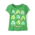 thumbnail image 1 of The Children's Place Toddler Girl's Short Sleeve Graphic Tee, Sizes 2T-5T, 1 of 3