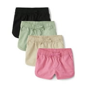 The Children's Place Toddler Girl's Woven Shorts, 4-Pack, Sizes 2T-5T