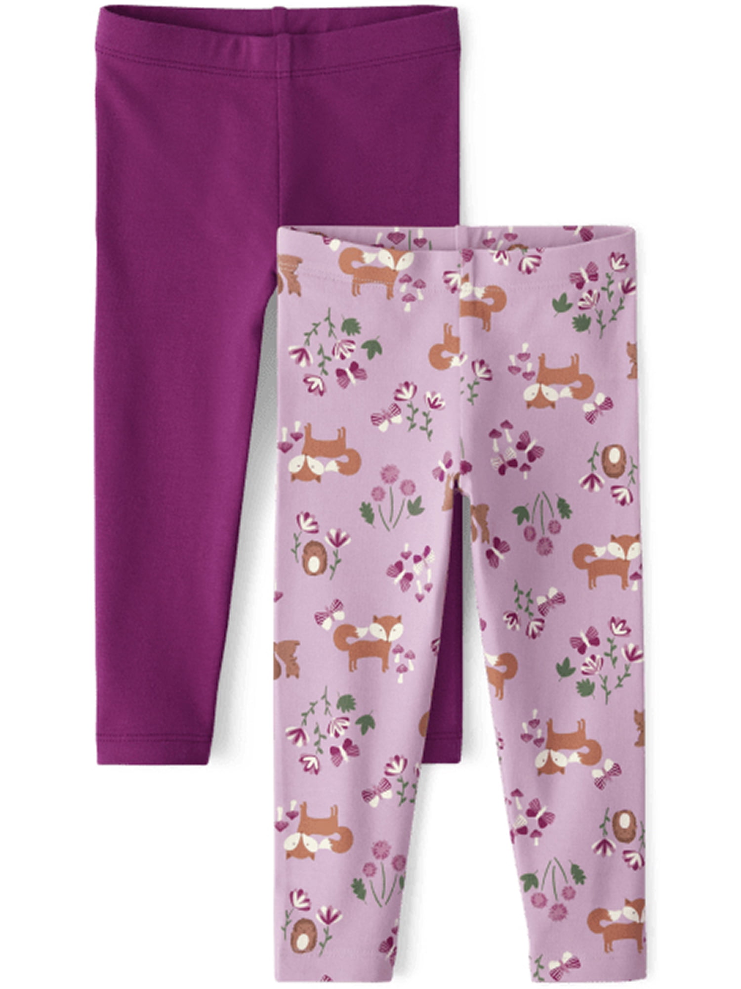 The Children's Place Toddler Girls 2Pack Legging, Sizes 12M5T