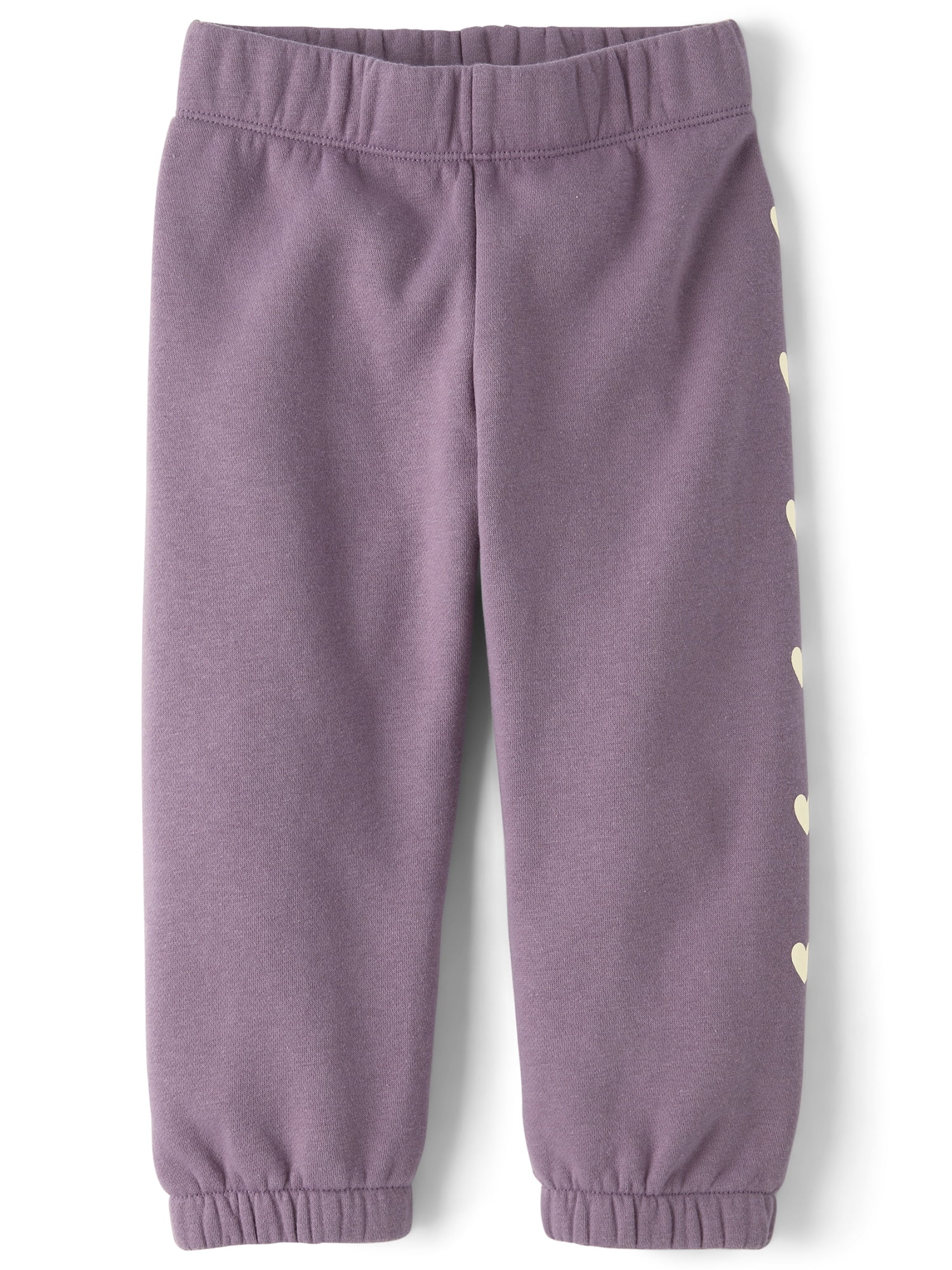 The Children's Place Toddler Girls Active Embellished Premium Fleece Jogger Pants, Sizes 12M-5T