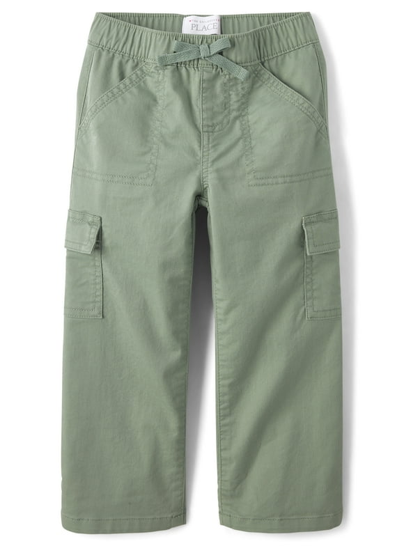Toddler Girls Baggy Fit Cargo Pant, Sizes 6M-5T