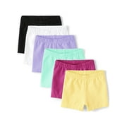 The Children's Place Toddler Girls Cartwheel Shorts, 6-Pack, Sizes 2T-5T