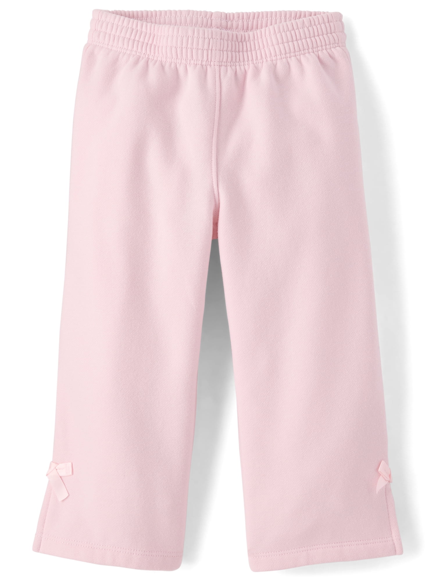 The Children's Place Toddler Girls Fleece Wide Leg Lounge Pants, Sizes 12M-5T