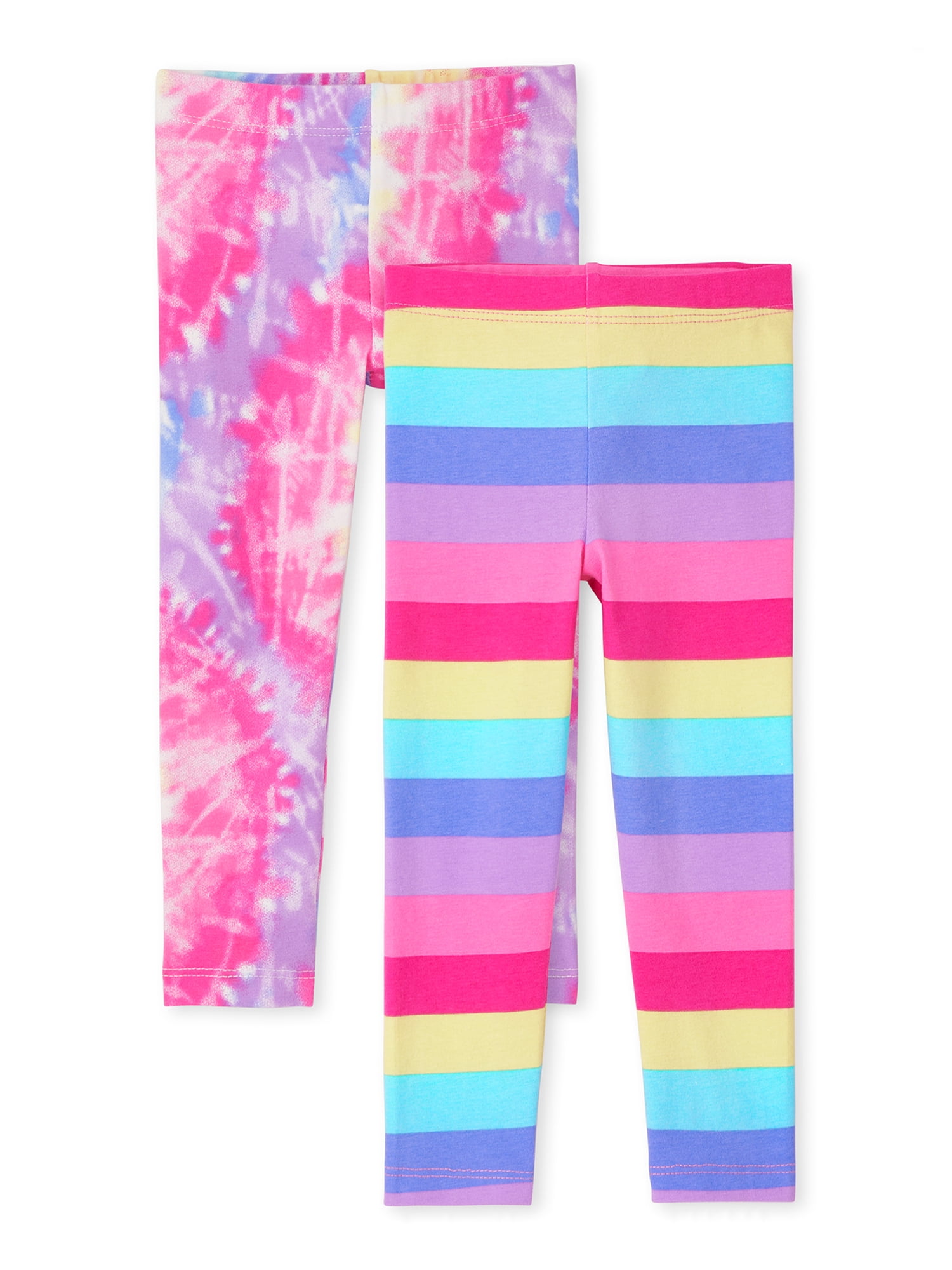 The Children's Place Toddler Girls Full Length Leggings 2Pack,12 Months 5T