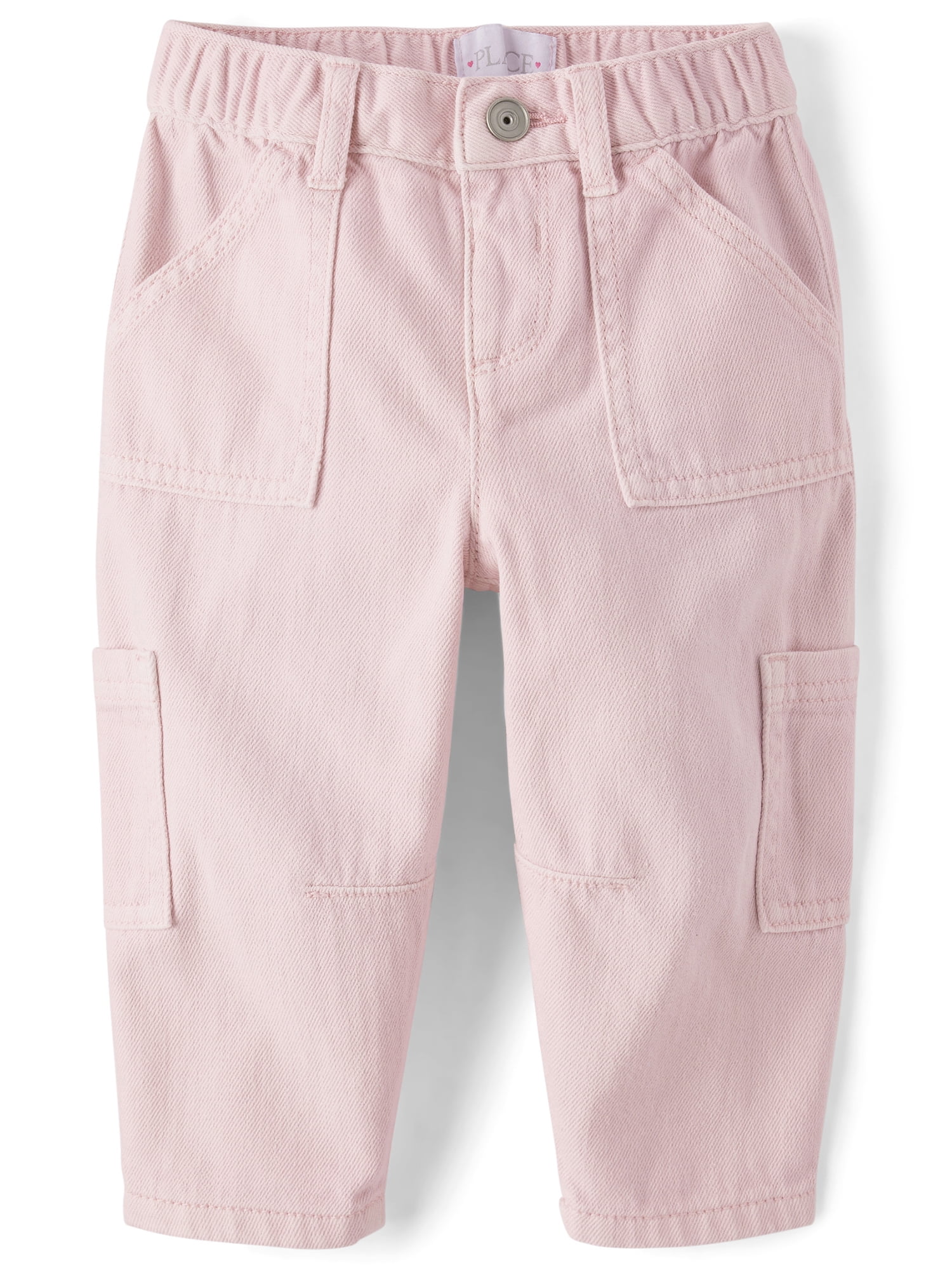 The Children's Place Toddler Girls Garment Dyed Barrel Jeans, Sizes 12M-5T