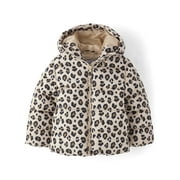 THE CHILDREN'S PLACE Toddler Girls Hooded Zip-Up Puffer Jacket, Sizes 12M-5T