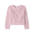 thumbnail image 1 of The Children's Place Toddler Girls Long Sleeve Bow Sweater, Sizes 12M-5T, 1 of 4