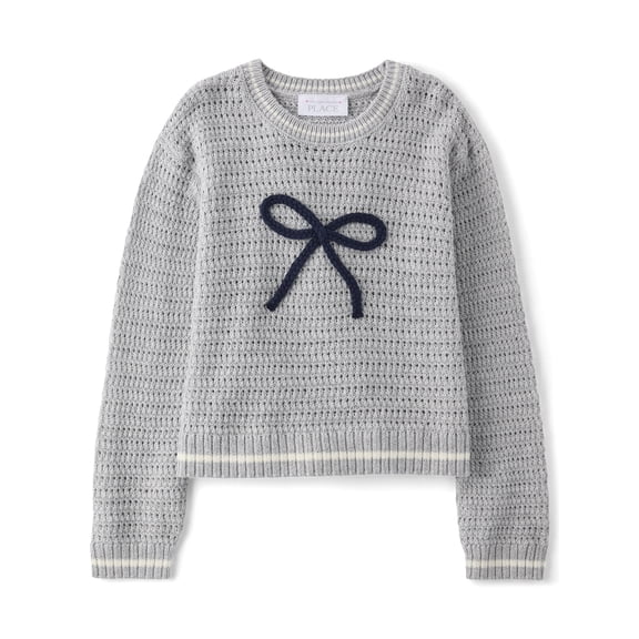 The Children's Place Toddler Girls Long Sleeve Embellished Sweater, Sizes 12M-5T