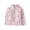 thumbnail image 1 of The Children's Place Toddler Girls Long Sleeve Microfleece Half Zip Pullover, Sizes 12M-5T, 1 of 3