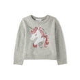 thumbnail image 1 of The Children's Place Toddler Girls Long Sleeve Sequin Sweater, Sizes 12M-5T, 1 of 3