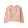 thumbnail image 1 of The Children's Place Toddler Girls Long Sleeve Sequin Sweater, Sizes 12M-5T, 1 of 3