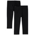 thumbnail image 1 of The Children's Place Toddler Girls Pull-On Leggings, 2-Pack, Sizes 12M-5T, 1 of 1