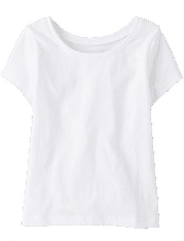 The Children's Place Toddler Girls Short Sleeve Layering T-Shirt, Sizes 9M-5T