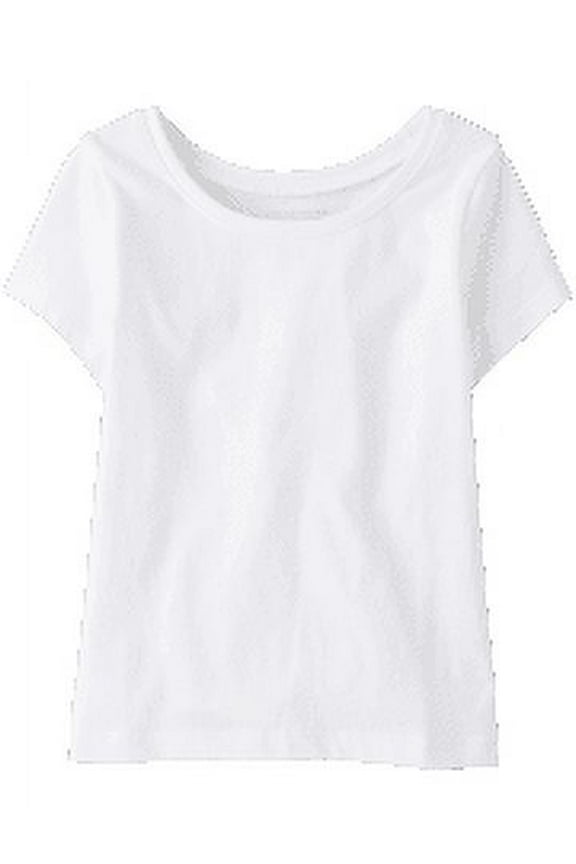 Toddler Girls Short Sleeve Layering T-Shirt, Sizes 9M-5T