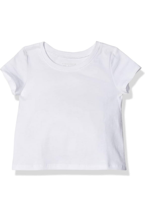 Toddler Girls Short Sleeve Layering T-Shirt, Sizes 9M-5T