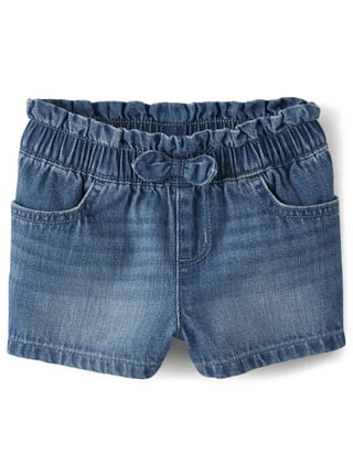 Low Rise Ripped Denim Shortie Shorts Super Cheeky Shortie Shorts with side  tie cord Distressed / Shredded Short Shorts Denim Blue