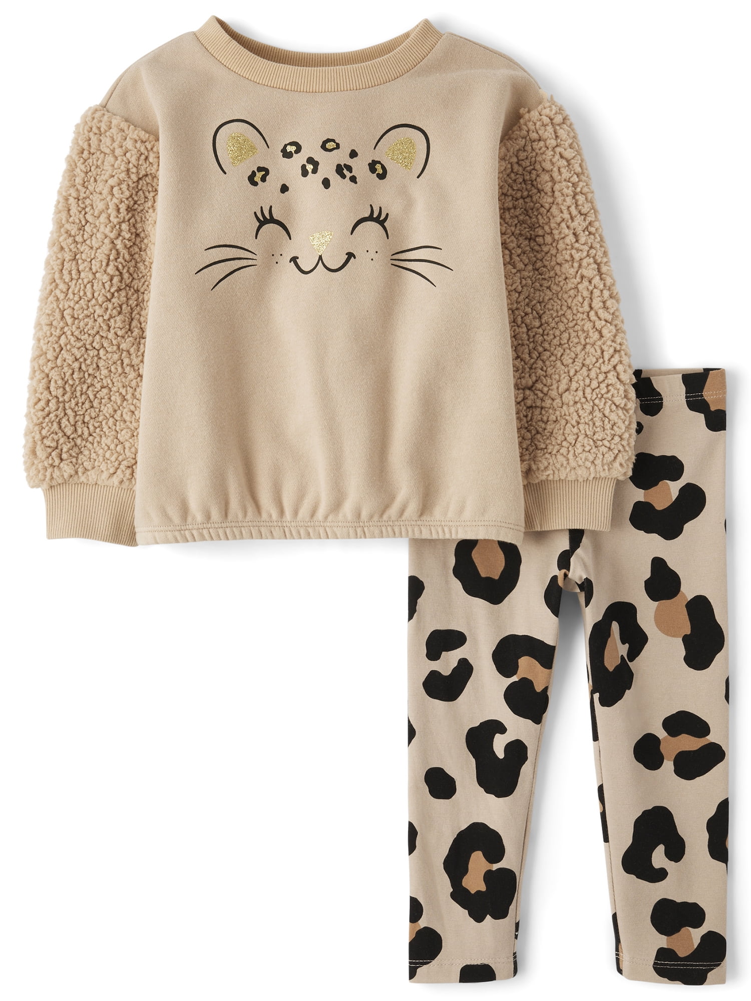 The Children's Place Toddler Girls Sweatshirt & Leggings Set, 2-Piece, Sizes 12M-5T