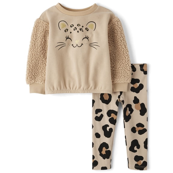 The Children's Place Toddler Girls Sweatshirt & Leggings Set, 2-Piece, Sizes 12M-5T