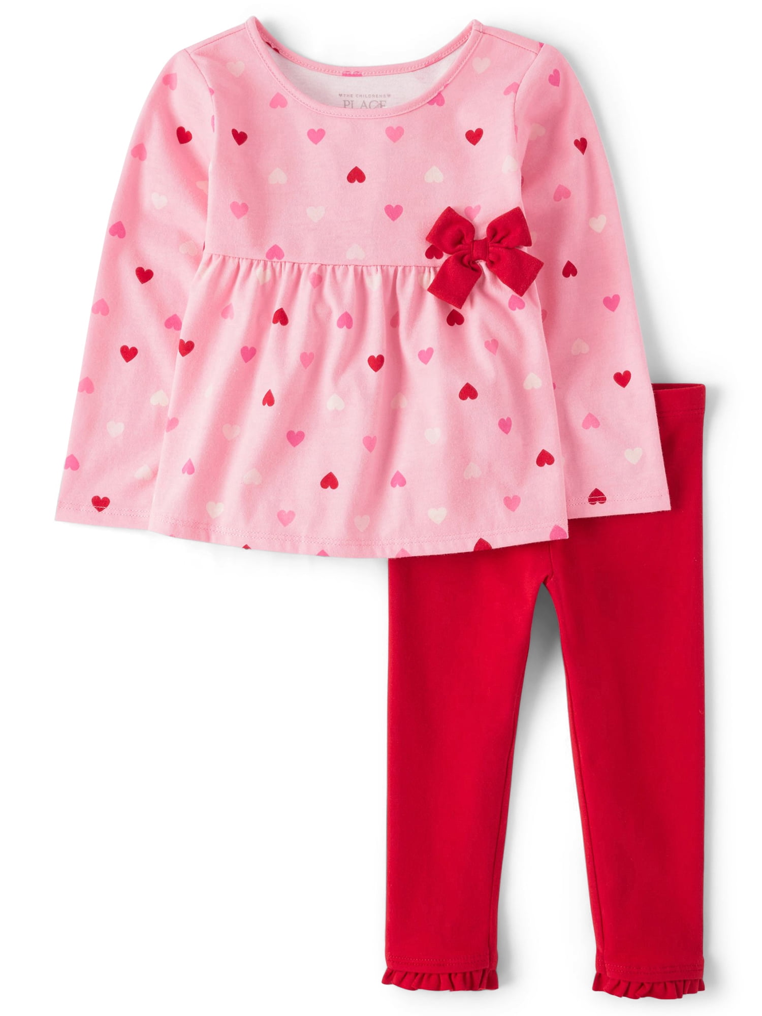 3 Piece Girls Top, Leggings & Headband