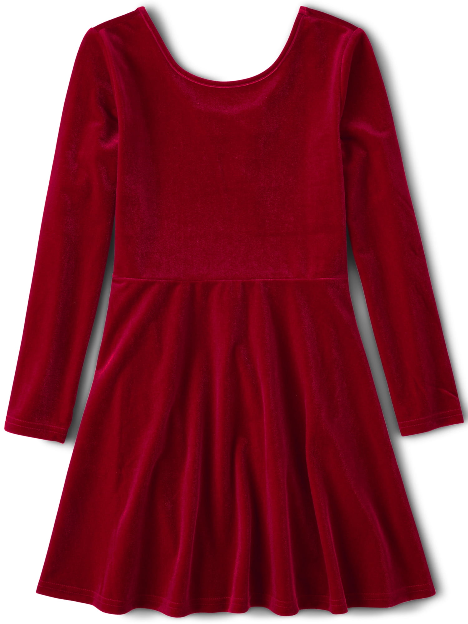The Children's Place Toddler Girls Velour Long Sleeve Dress, Sizes 2T